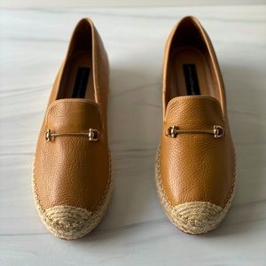“Ellaine” Steve Madden Leather Espadrilles  NWOT